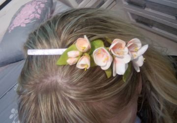 Ободок Цвет вишни