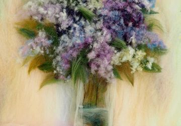 Мастер-класс: картины из шерсти