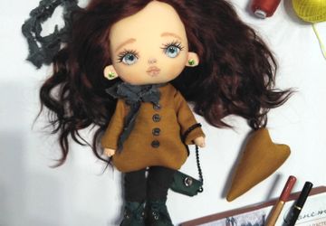 Интерьерная кукла ручной работы