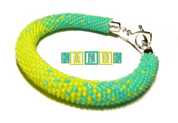 Летний браслет "Лимон и мята"