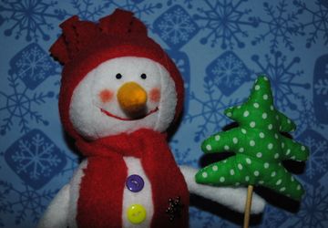 Красавчик снеговик