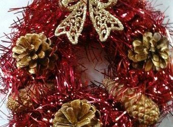 Большой новогодний венок