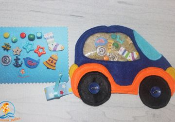 Искалочка Машинка, развивающая игрушка