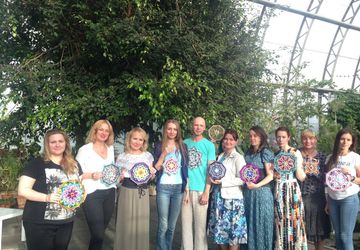 Плетёная Мандала в СПб. Мастер-класс.