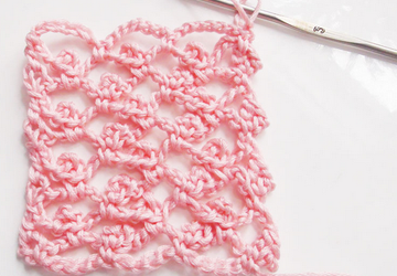 Ажурные узоры крючком