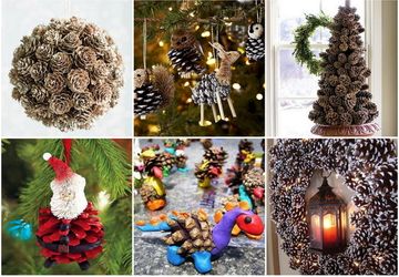 Поделки из шишек своими руками