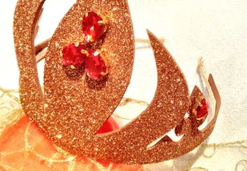 Новогодняя корона на ободочке