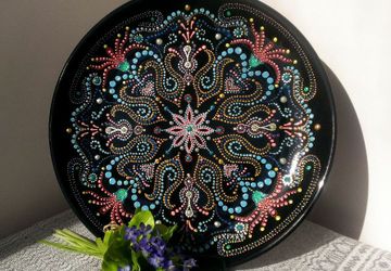 Декоративная тарелка "Восточные узоры"