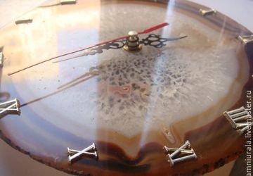 Часы Снежные Агаты ,Туманное Утро Природы