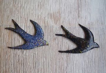 брошь ласточка