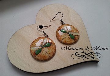 Серьги "Стрекозы"