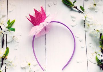 Ободок Корона, разные цвета