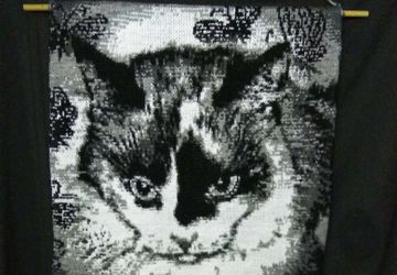 вязаные портреты по фотографии