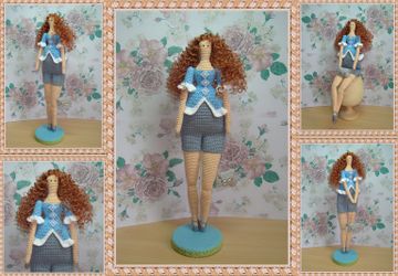 Мастер-класс вязаная кукла крючком Тильда "Городская модница"