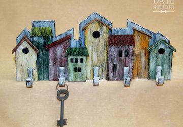 Ключница ручной работы