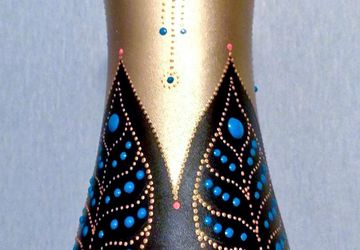 Декоративная ваза "Медовый сад"