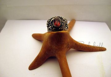 Кольцо с турмалином