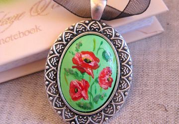 Кулон "Летний луг". Для примера