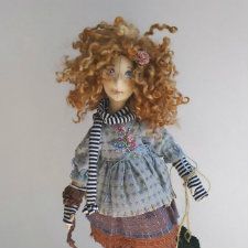 Текстильная кукла. Авторская работа