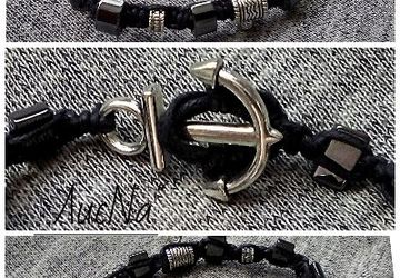 Браслет с якорем