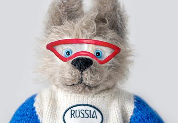 Волчонок - талисман (на заказ)