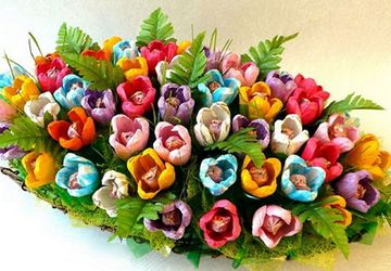 Букеты из конфет своими руками
