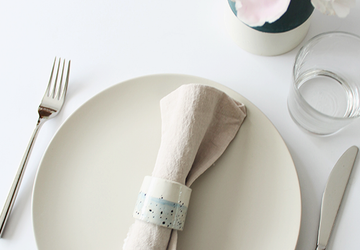 КОЛЬЦА ДЛЯ САЛФЕТОК ИЗ ИСКУССТВЕННОЙ КЕРАМИКИ