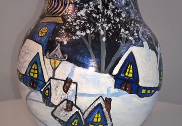 Ваза новогодняя