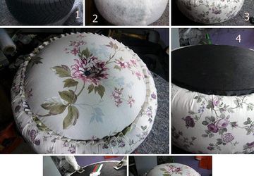 Поделки из шин