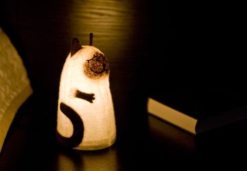 Светильник войлочный Сиамский кот