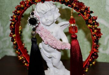 Серьги кисти