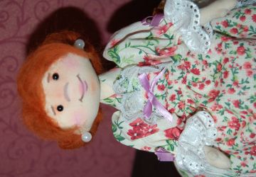 кукла-грелка на чайник Арина