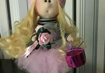 Кукла интерьерная ручной работы