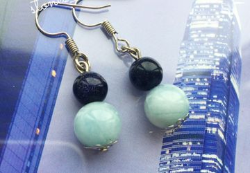 Серьги из натуральных камней