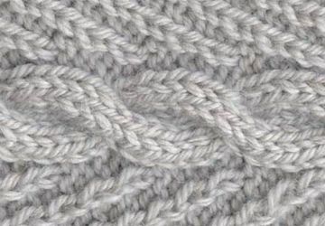 Косы спицами