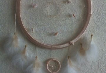 Ловец снов "Розовая ракушка"