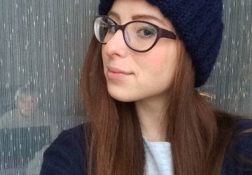 шапка с отворотом