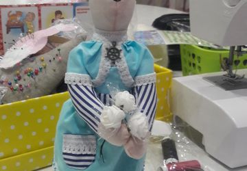 Мышонок текстильный