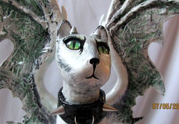 Кот-Демон "Василиск" интерьерная статуэтка