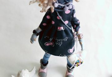 Текстильная кукла. Авторская работа