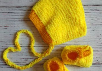 Пинетки и шапочка