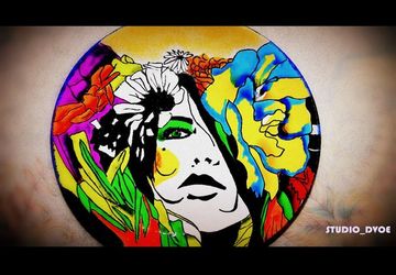 Декоративная роспись тарелок