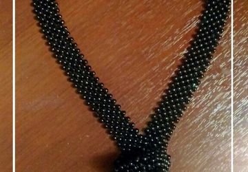 Колье "Черное и красное"