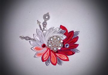 Брошь "Лёд и пламя"