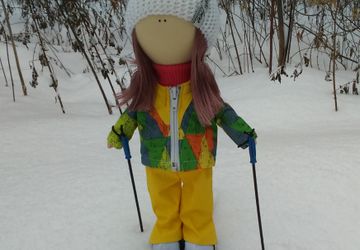 Текстильная кукла ручной работы