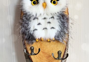Ключница ручной работы с совой