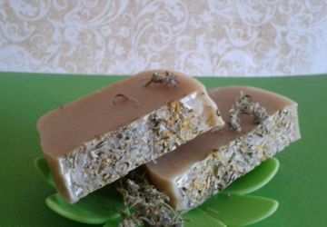 Натуральное мыло на травах