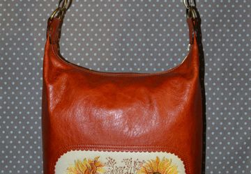 Женская сумка из натуральной кожи