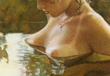 Девушка в озере