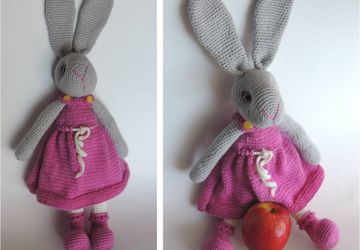 Зайка Роза (на заказ)